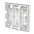Wippe für Elektroniktaster 3-fach mit transparenten Kalotten Busch-art linear®