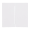 Wippe für Schalter/Taster, 2-fach studioweiß matt - Busch-art linear®