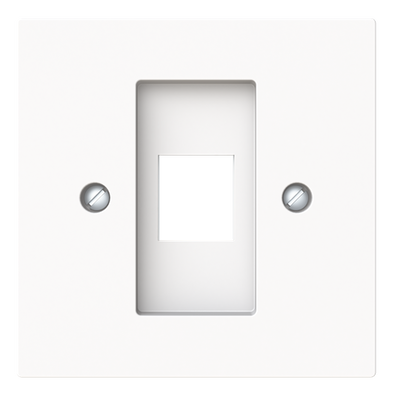 Zentralscheibe mit Tragring Modular-Jack 1-fach Busch-art linear®