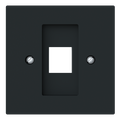 Zentralscheibe mit Tragring Modular-Jack 1-fach Busch-art linear®