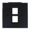 Zentralscheibe mit Tragring Modular-Jack 2-fach Busch-art linear®