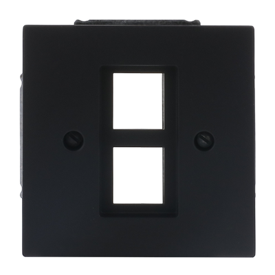Zentralscheibe mit Tragring Modular-Jack 2-fach Busch-art linear®