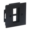 Zentralscheibe mit Tragring Modular-Jack 2-fach Busch-art linear®