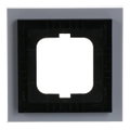 Abdeckrahmen 1-fach weißglas - carat®