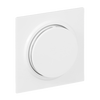 Zentralscheibe für Dimmer Drehknopf mit Glimmlampe studioweiß - Busch-art