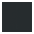 Wippe für Smart Switch 2-fach schwarz matt - Busch-art linear®