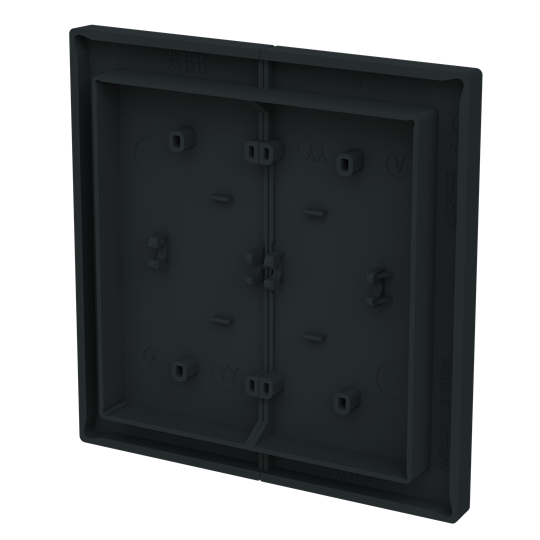 Wippe für Smart Switch 2-fach schwarz matt - Busch-art linear® – Bild 2 von 3
