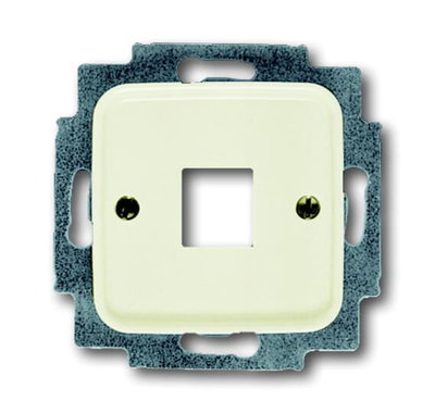 Zentralscheibe Modular-Jack-Einsatz, Keystone 1-fach weiß - Busch-Duro 2000® SI