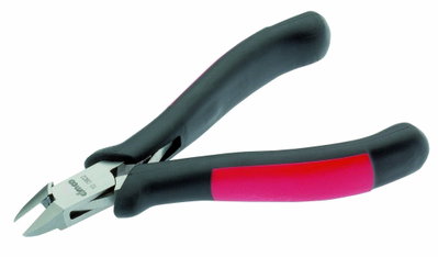 Elektronik-Seitenschneider 120 mm ovalrunder Kopf, schräg, mit Schneidwate