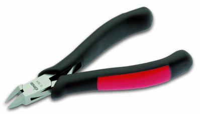 Elektronik-Seitenschneider 120 mm ovalrunder Kopf, schräg, ohne Schneidwate