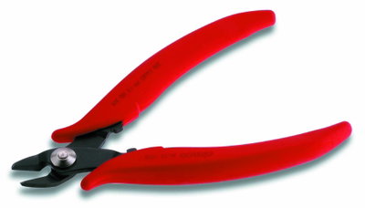 Elektronik-Kraft-Seitenschneider ohne Schneidwate, mit Einkomponenten-Ergonomie-Griffhüllen bis 2,5mm, 20°, ohne Schneidwate