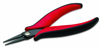 Mikro-Elektronik-Spitzzange, gerade, gezahnt, 1,2mm breit, Länge 152mm