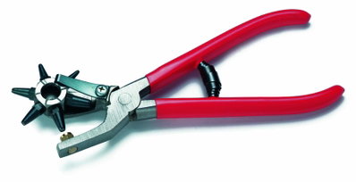 Revolverlochzange stahlgeschmiedet Durchmesser 2-2,5-3-3,5-4-5mm, Länge 230mm