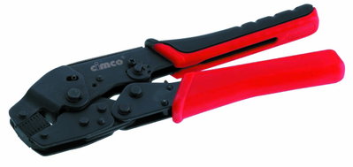 Frontpresszange Flexi-Crimp, Vierkantpressung Querschnitt 0,14-6 mm², Länge 210mm