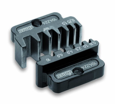 Einsatz f. Systempresszange 104220, f. Aderendhülsen, Trapezverpressung 0,14-10 mm³