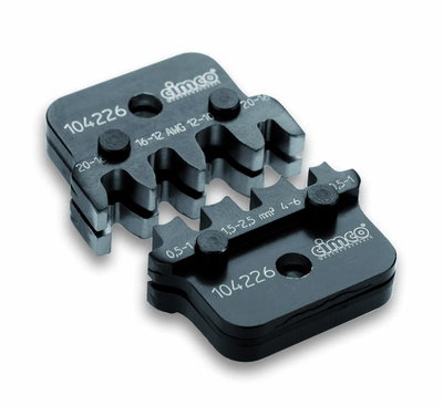 Presseinsatz für nicht-isolierte Flachstecker für, Isolation mit Überlappungscrimp 0,5-6 mm³