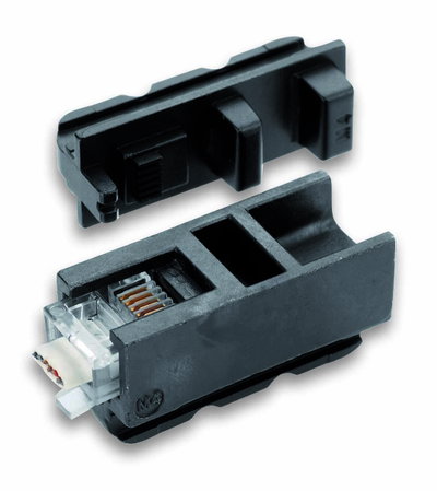 Ersatzprofil zu Presszangensystem Click´n´Crimp 106005 für ungeschirmte 6pol. Modularstecker RJ11, Bauart SS, AMP