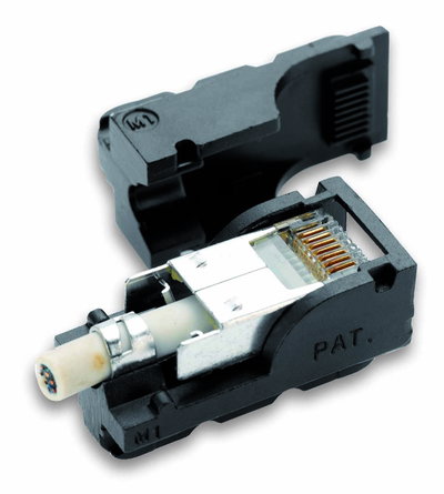 Ersatzprofil zu Presszangensystem Click´n´Crimp 106005 für geschirmte 8pol. Modularstecker RJ45, Bauart HIROSE