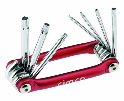 Torx-Stiftschlüssel-Satz 8-teilig, Handklapphalter, T9-T40