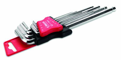 Sechskant-Stiftschlüssel-Satz 9teilig SW1,5-SW2-SW2,5-SW3-SW4-SW5-SW6-SW8-SW10mm