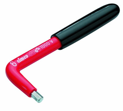Winkelschraubendreher SW 8, 1000V, DIN EN 60900/VDE 0680 Teil 2