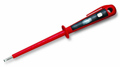 Spannungsprüfer Euro LxB 14x3,5 mm, Prüfbereich Volt 125-250 AC, Größe 190 mm