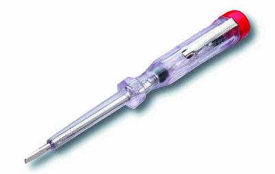 Spannungsprüfer LxB 45x3 mm, Prüfbereich Volt 100-500 AC, Größe 125 mm