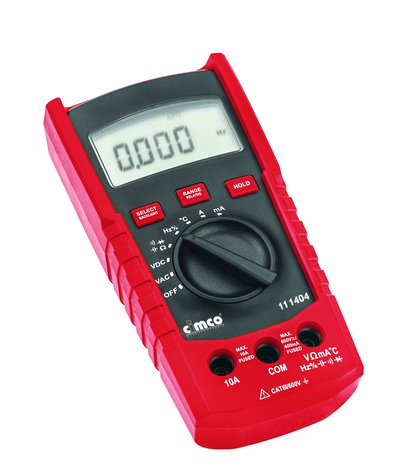 Digitales Multimeter LxBxH 155x75x33 mm