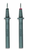 Prüfspitze mit 2 mm-Spitze, Länge 102 mm, 1000 V, 2er Set grau/rot u. grau/schwarz