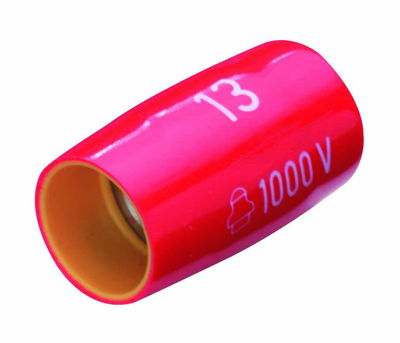 Steckschlüsseleinsatz DIN 7448, 1000V, SW13, 1/2 Zoll-Innenvierkant