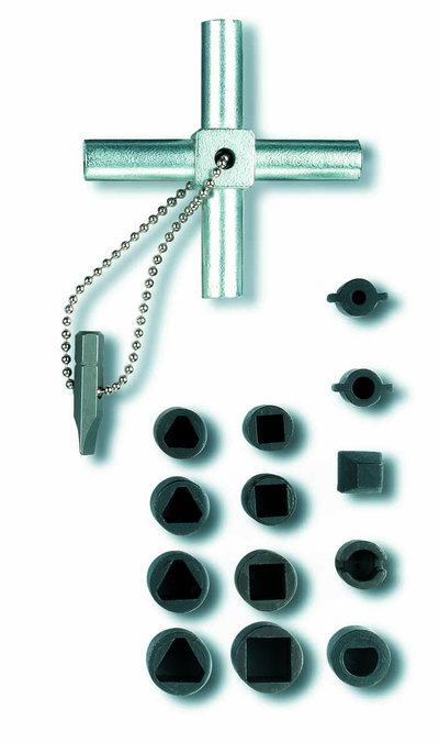 Schlüsseleinsatz für Multi-Key-System, Doppelbart 5mm