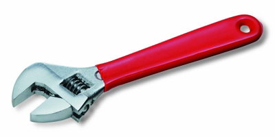 Rollgabelschlüssel DIN 3117A, SW 29, Griff PVC-beschichtet, 260mm