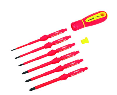 VDE-Schraubendreher-Wechselklingen-Set, 8-teilig