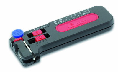 Präzisions-Abisolierer PWS,Plus, blauer Druckknopf 0,30 , 1,00 mm Durchmesser 28 , 18 AWG