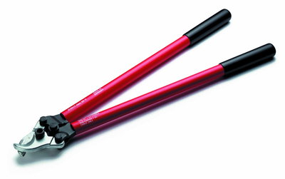 Kabelschere 600mm für Kabel bis 26mm mit Hebelübersetzung PVC überzogen