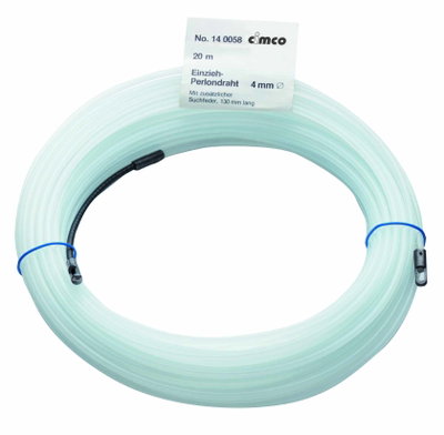 Einzieh-Perlondraht, 300mm lang, Material Durchmesser 4mm, Zugfestigkeit 900N, Größe 30m