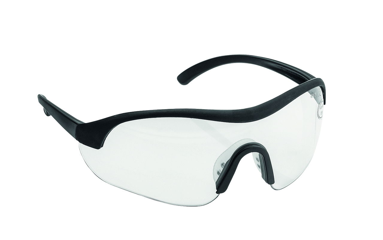 Schutzbrille Elektriker, farblos-transparente, bruchsichere Kunststoffscheiben