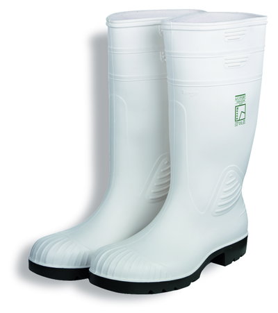 Elektriker-Sicherheits-Stiefel PVC weiß Größe 46