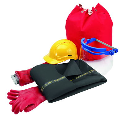 Sicherheits-Sortiment 5teilig im praktischen und strapazierfähigen Umhängebeutel