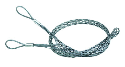 Kabelziehstrumpf, Erdverkabelung, 2 verpressten Seilschlaufen, Kabel-Durchmesser 50-65mm