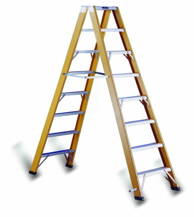Stufen-Stehleiter mit 2x8 Stufen