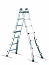 Aluminium-Teleskop-Leiter mit 2x6 Stufen