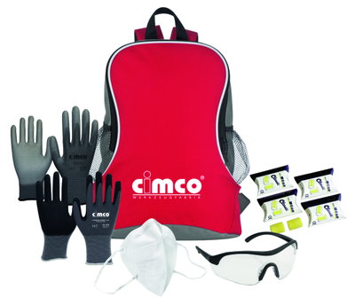 PSA-Set bestehend aus: Mundschutz-Masken, Schutzbrille + Handschuhe