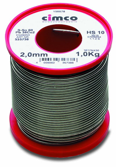 Elektroniklot 3,0mm 250g, DIN EN 29453, Einwegspule