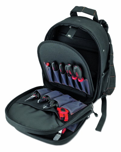 Bestückter Werkzeug-Rucksack