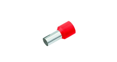Aderendhülse isoliert 1,0 mm²/12mm rot DIN 46228