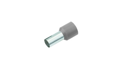 Aderendhülse isoliert 4,0 mm³/12mm grau DIN 46228