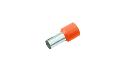 Aderendhülse isoliert 0,5 mm³/8mm orange DIN 46228