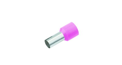 Aderendhülse isoliert 0,34 mm²/8mm rosa DIN 46228