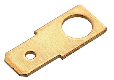 Flachstecker, nicht-isoliert, 6,3x0,8mm, M5